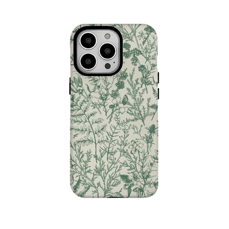 Sage Garden Floral MagSafe Case for iPhone 17 Pro Max 16 15 14 13 12 11 Pro Max XR XS SE 8 7
