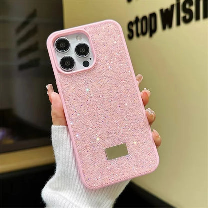 Rhinestone Diamond Phone Case For iPhone 11 12 13 14 15 16 17 Pro Max 16 Plus Shiny Shockproof Protective Cover