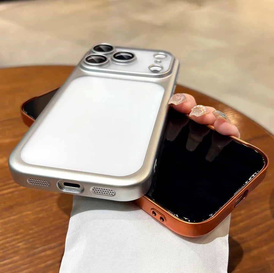 Latest Orange Ultra Thin Frosted Phone Case for iPhone 17 Pro Max 17Pro 17 With Lens Film Protection Shockproof Hard PC Cover