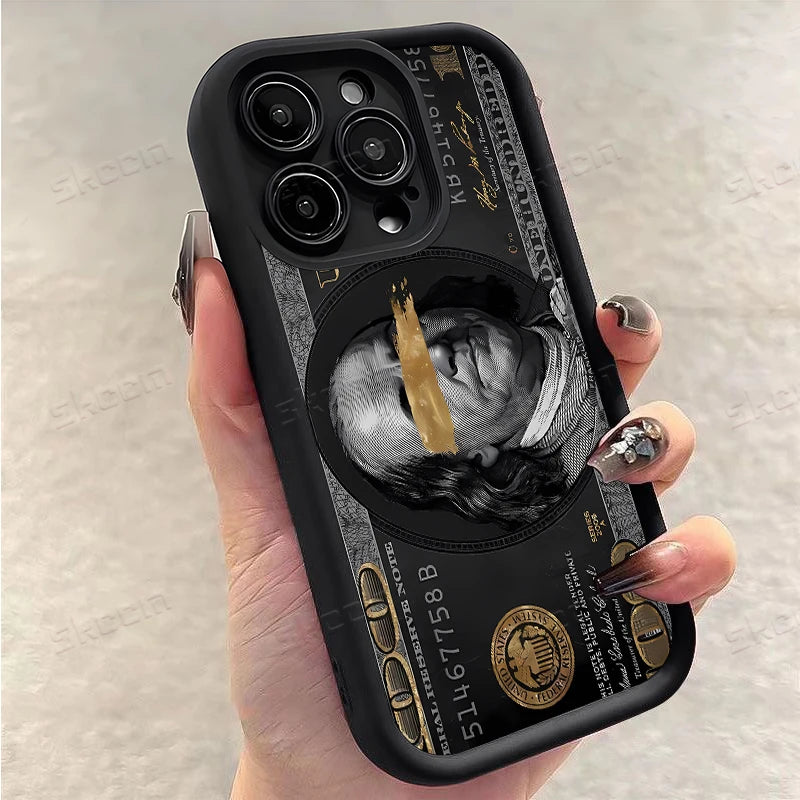 Popular USD Dollar Design Phone Case For iPhone 17 Air 16E 16 15 14 13 12 11 Pro Max X XR XS Max 7 8 Plus