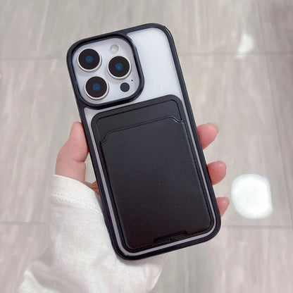 Luxury Candy Card Bag Wallet Phone Case For iPhone 17 16 15 14 13 12 11 Pro Max XS XR X 7 8 Plus Shockproof Bumper Cases Cover