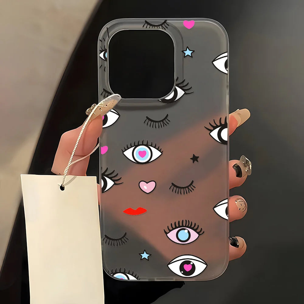 Coque de téléphone à motif léopard pour iPhone 16 Pro, iPhone 11, 17, 13, 15, 12, 14 Pro Max, 13, 12 Mini : protection mate antichoc et souple.