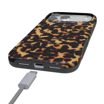 Tortoise Print Shell MagSafe Anti-Shock iPhone Case