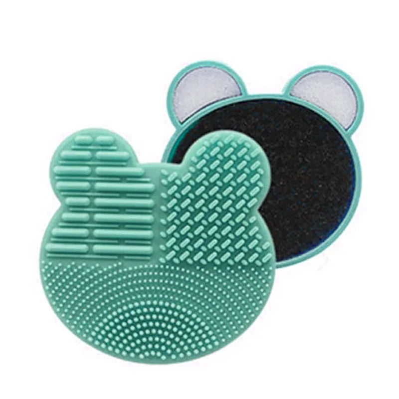 Silicone Brush Cleaner Cosmetic Make Up Washing Brush Gel Cleaning Mat Foundation Makeup Brush Cleaner Pad Scrubbe Board