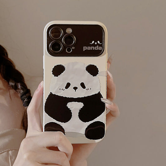 Sitting Panda Cute Phone Case for iPhone All 17 16 15 14 13 12 11 X 7 8 SE Series Models