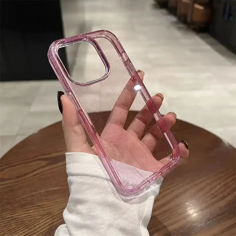 Starry Sky Glitter Phone Case For iPhone Clear Back Cover