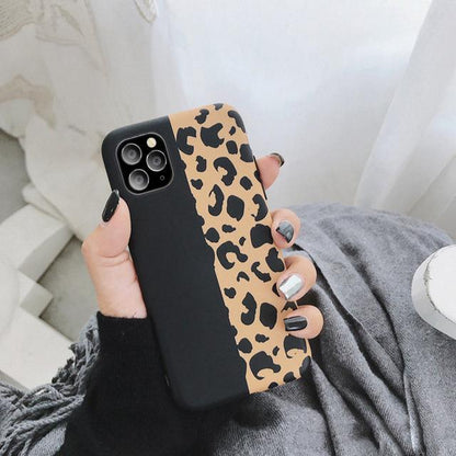 Leopard Print Silicone Case For iPhone 17 Air 16 15 14 13 12 11 Pro Max X XR XS Max 7 8 Plus