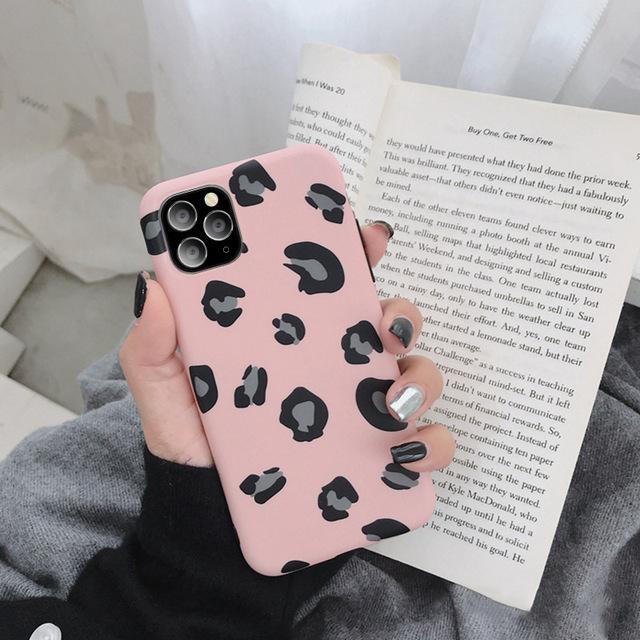 Leopard Print Silicone Case For iPhone 17 Air 16 15 14 13 12 11 Pro Max X XR XS Max 7 8 Plus