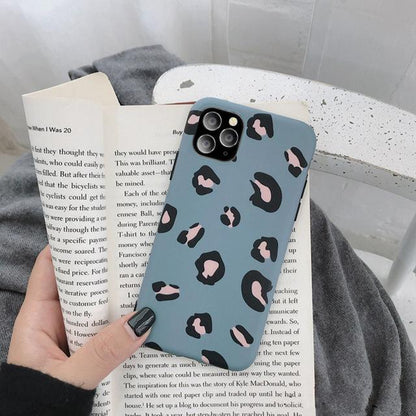 Leopard Print Silicone Case For iPhone 17 Air 16 15 14 13 12 11 Pro Max X XR XS Max 7 8 Plus