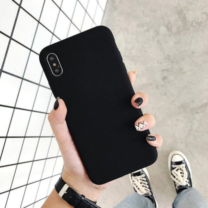Candy Color Macaron Monochrome Silicone Soft Case For iPhone 17 Air 16 15 14 13 12 11 Pro Max X XR XS Max 7 8 Plus