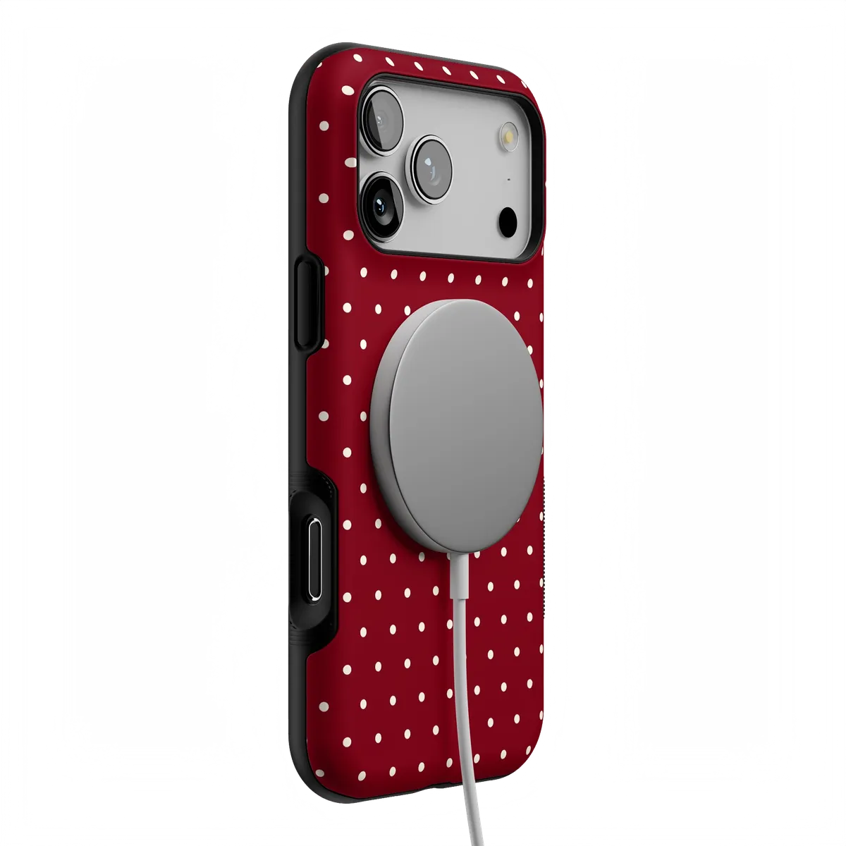 Polka Dot MagSafe Phone Case  for iPhone 17 16 15 14 13 12 11 Pro Max Plus 17 Air XR XS SE 8 7S cratch-resistant