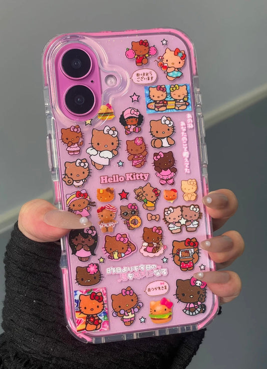Kitty Hawaii Clear Cute Kawaii Phone Case
