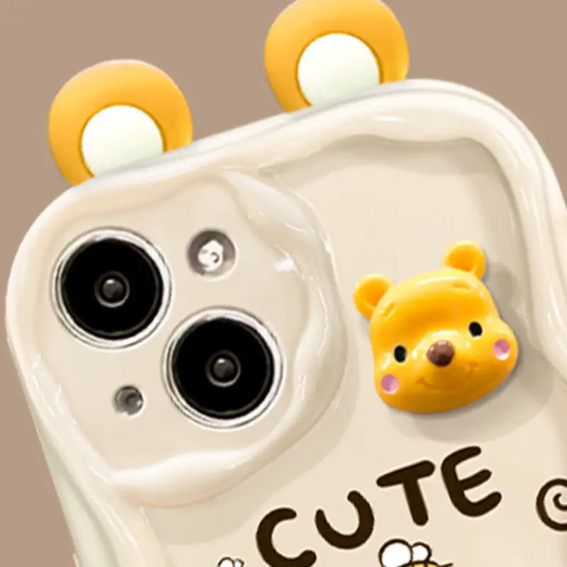 Cartoon Pooh Bear Cute Phone Case For iPhone