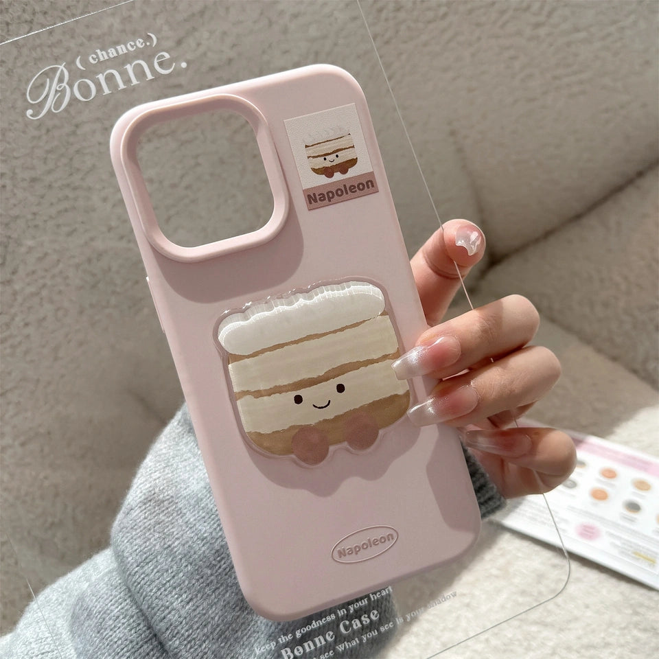 Cute Cake Muffin Phone Case For iPhone 17 16 15 14 13 12 Pro Max Plus 11