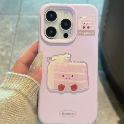 Cute Cake Muffin Phone Case For iPhone 17 16 15 14 13 12 Pro Max Plus 11