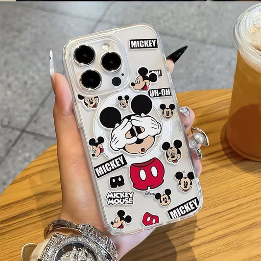 Cartoon Mick Mouse Phone Case for iPhone 17 Air 16 15 14 13 12 11 Pro Max X XR XS Max 7 8 Plus