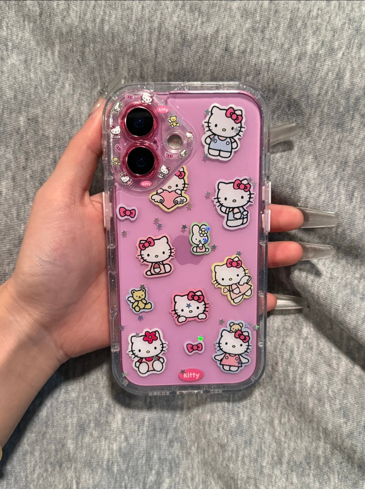 Kitty Clear Cute Kawaii Phone Case