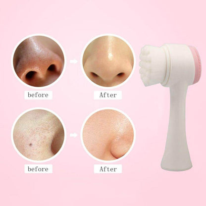 Face Cleaning Brush Skin Care 3D Washing Cleaner Exfoliator Pore Acne Oil Cleanse Beauty Brush