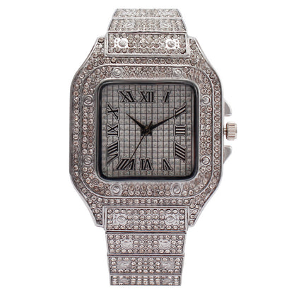 Golden Full Diamond Starry Luxury Quartz Watch