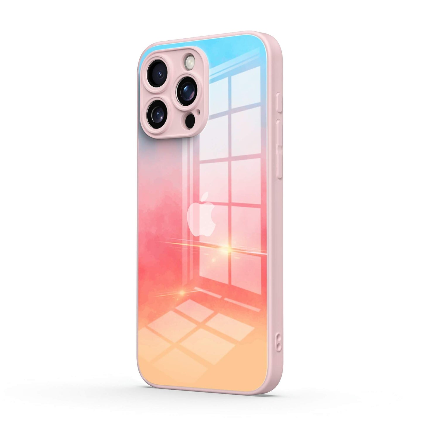 Coque pour iPhone à motif dégradé de nuages