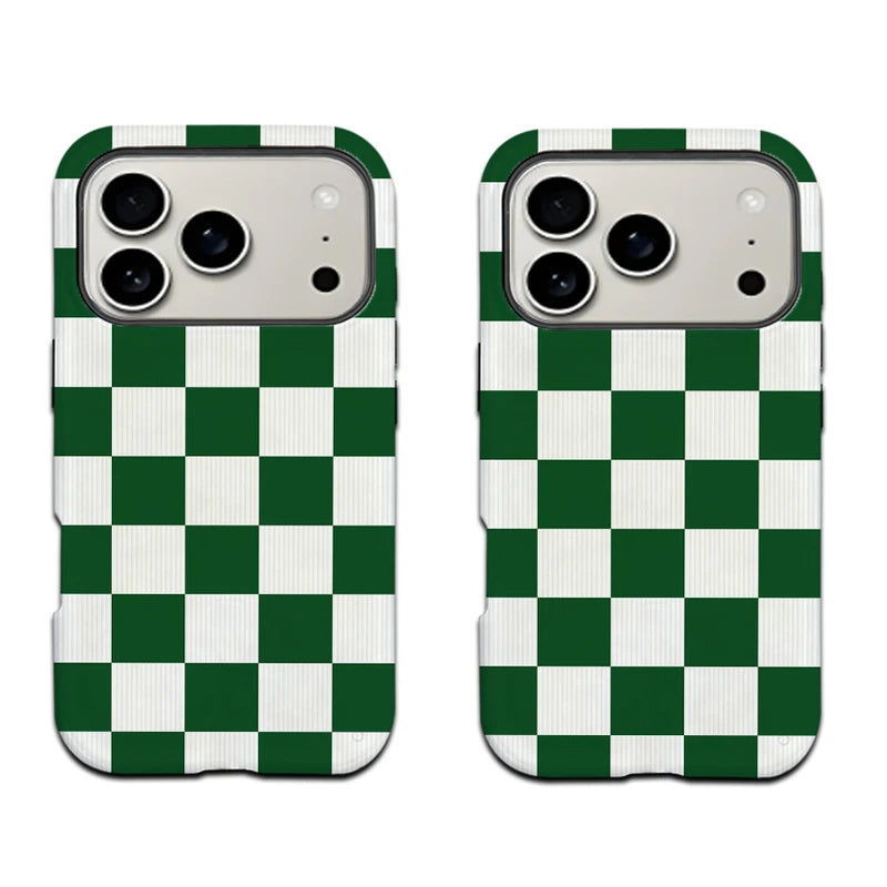Neutral Checkerboard MagSafe iPhone Case Scratch-resistant Case for Samsung