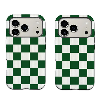 Neutral Checkerboard MagSafe iPhone Case Scratch-resistant Case for Samsung