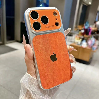 High-value retro multi-color minimalist leapord phone case