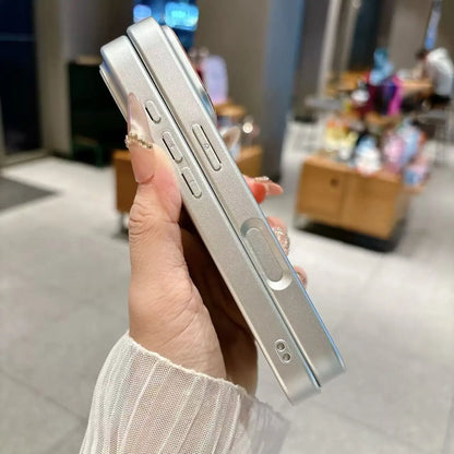High-value retro multi-color minimalist phone case