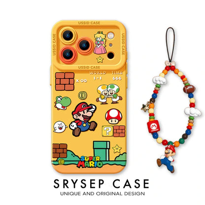 iPhone Beads Series | Mario Liquid Silicone Phone Case