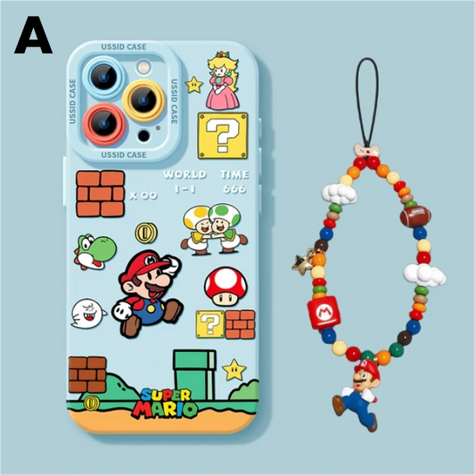 iPhone Beads Series | Mario Liquid Silicone Phone Case
