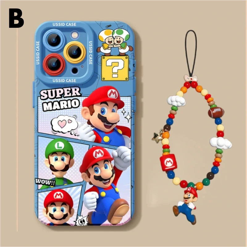 iPhone Beads Series | Mario Liquid Silicone Phone Case