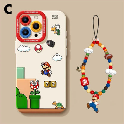 iPhone Beads Series | Mario Liquid Silicone Phone Case