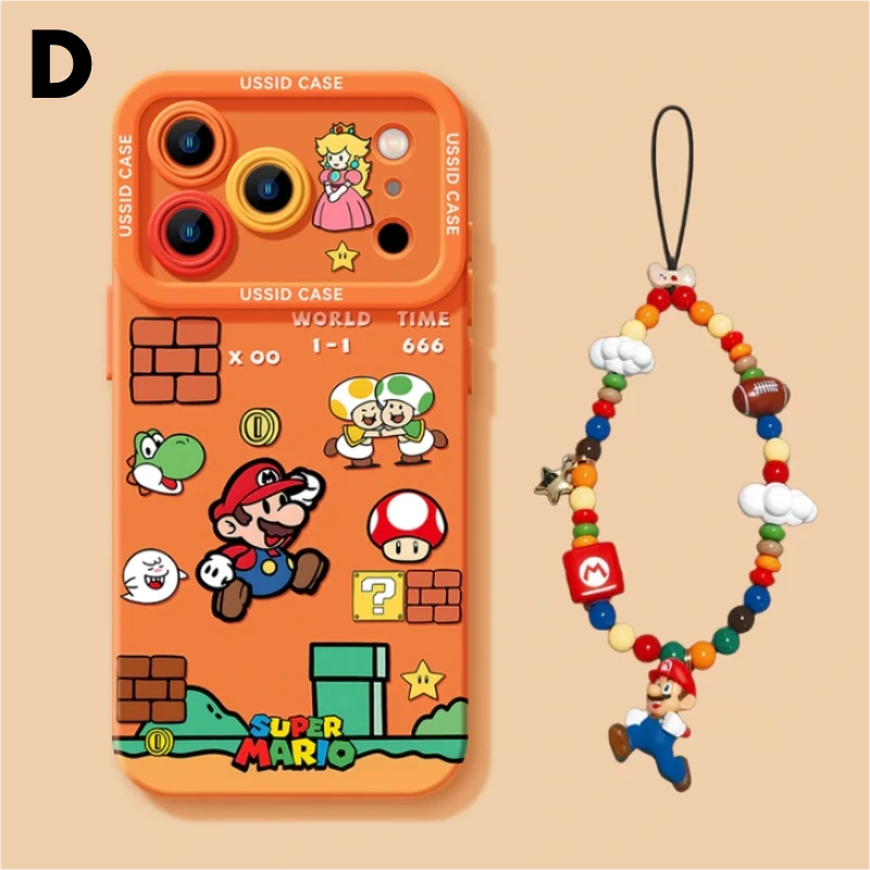 iPhone Beads Series | Mario Liquid Silicone Phone Case