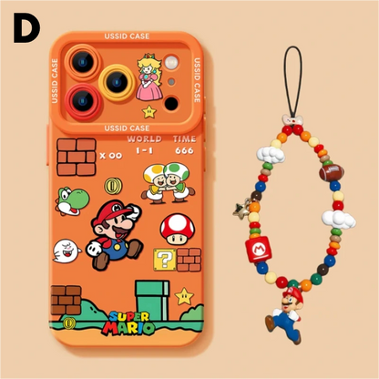 iPhone Beads Series | Mario Liquid Silicone Phone Case