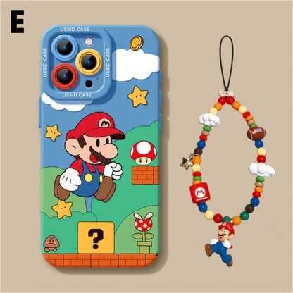 iPhone Beads Series | Mario Liquid Silicone Phone Case
