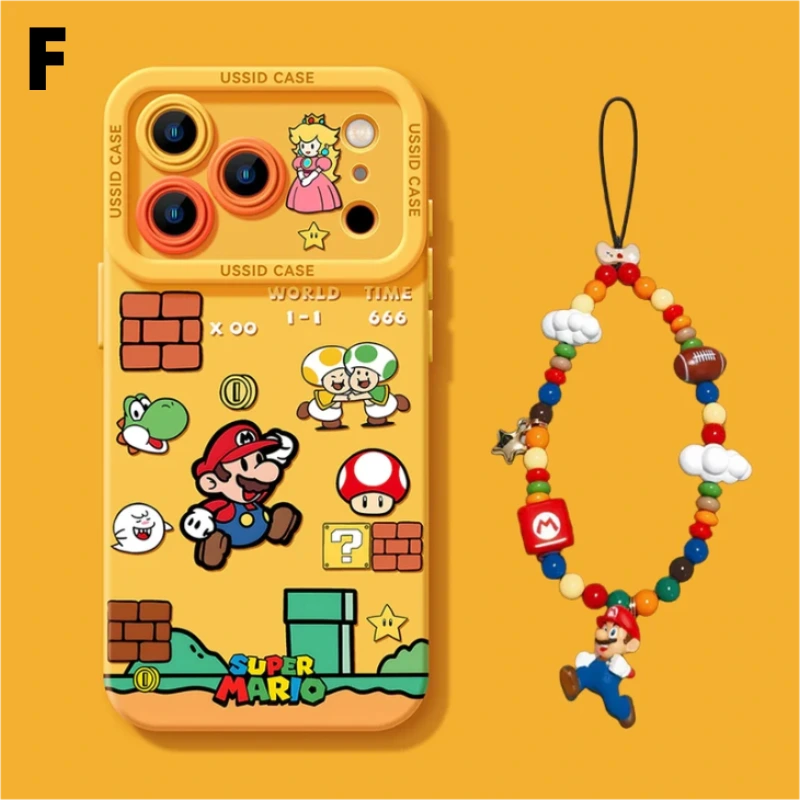 iPhone Beads Series | Mario Liquid Silicone Phone Case