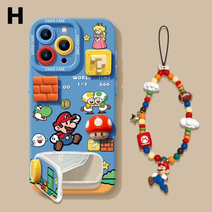 iPhone Beads Series | Mario Liquid Silicone Phone Case