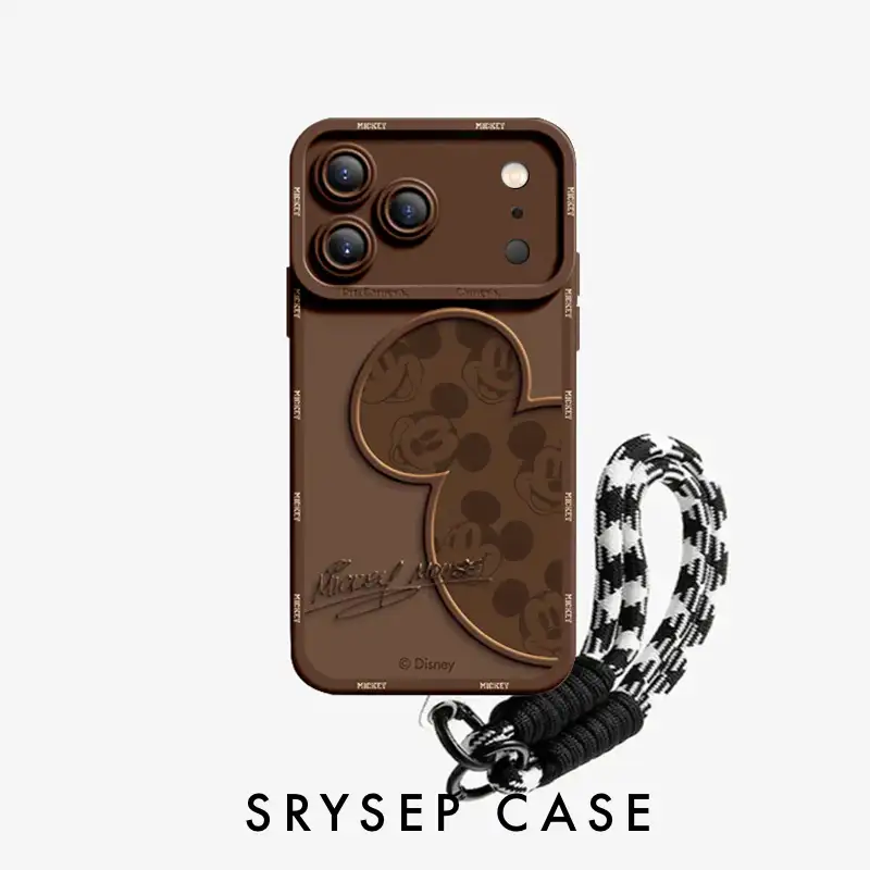 Lanière pour iPhone | Coque de téléphone Mickey Mouse
