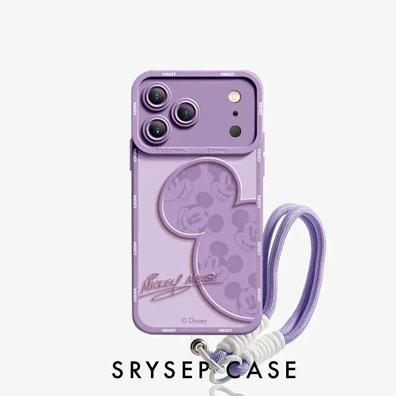 Lanière pour iPhone | Coque de téléphone Mickey Mouse