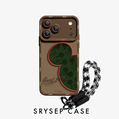 Lanière pour iPhone | Coque de téléphone Mickey Mouse