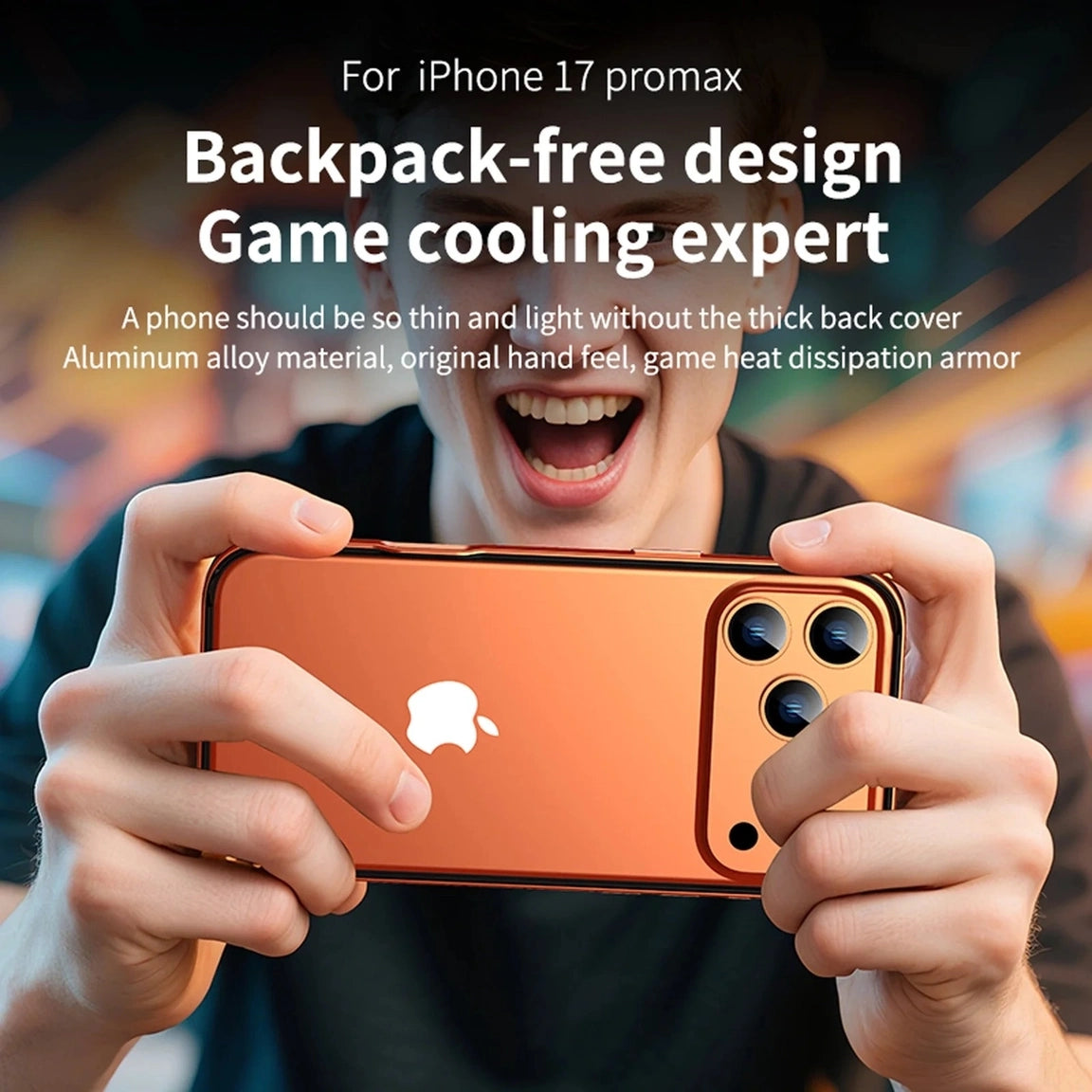 Metal Bumper Case, No Back Design Compatible with MagSafe, Aluminum Alloy + TPU Bumper Frame Slim Fit Excellent Heat Dissipation 4 Corner Raised Shockproof for iPhone All Models