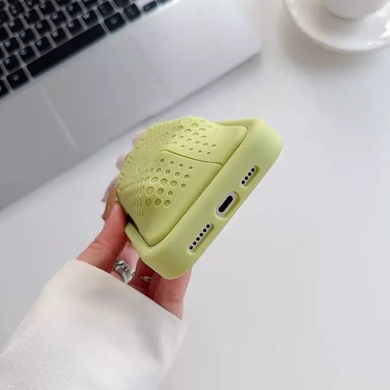 Creative Silicone Card Holder Phone Case for iPhone