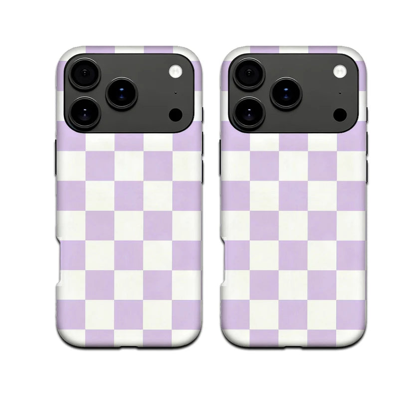 Neutral Checkerboard MagSafe iPhone Case Scratch-resistant Case for Samsung