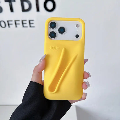 Candy Color Lipstick Holder Phone Case For iPhone 17 16 15 14 13 12 11 Pro Max Plus