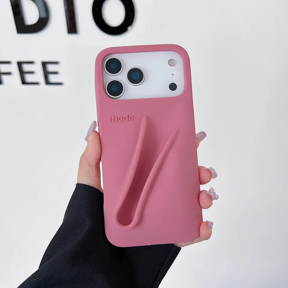 Candy Color Lipstick Holder Phone Case For iPhone 17 16 15 14 13 12 11 Pro Max Plus