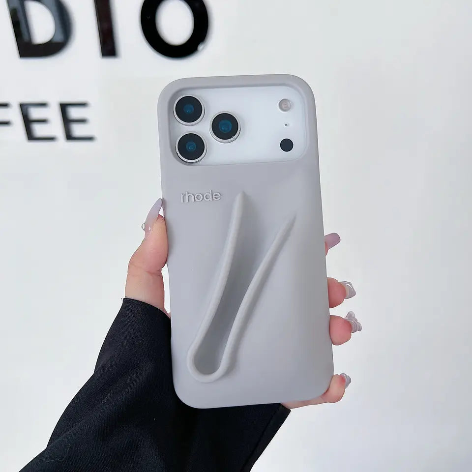 Candy Color Lipstick Holder Phone Case For iPhone 17 16 15 14 13 12 11 Pro Max Plus