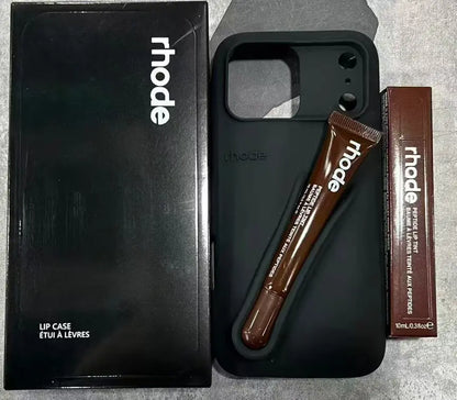 Candy Color Lipstick Holder Phone Case Set For iPhone 17 16 15 14 13 12 11 Pro X Max 7 8 Plus