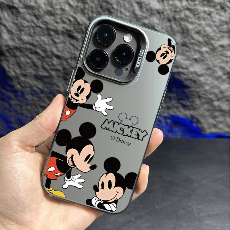 Cute Mick Cartoon Mouse Protective Case for iPhone 17 Air 16 15 14 13 12 11 Pro Max Plus X Xr 7 8
