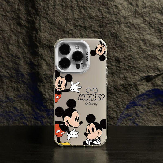 Cute Mick Cartoon Mouse Protective Case for iPhone 17 Air 16 15 14 13 12 11 Pro Max Plus X Xr 7 8