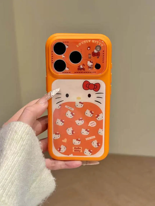Cute Kitty Mirror Back Cover For iPhone 17 16 15 Pro Max Case